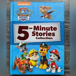 Paw Patrol Contents Page with Red and Blue Accents